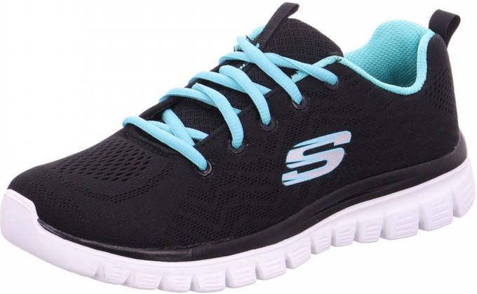 Skechers Sport Dames GRACEFUL GET CONNECTED Sneakers Dames Zwart