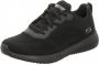 Skechers Bobs Sport Squad dames sneakers zwart Extra comfort Memory Foam - Thumbnail 3