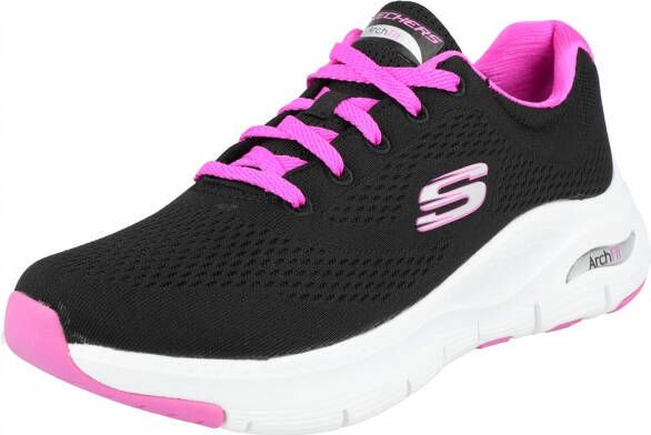 Skechers Sportschoenen Zwart Roze Arch Fit