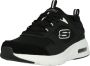 Skechers Sportieve Heren Zwarte Leren Sneaker met AirCushioned Zool Zwart Heren - Thumbnail 5