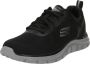 Skechers Track-Broader 232698-BKCC Mannen Zwart Sneakers Sportschoenen - Thumbnail 5