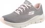 Skechers Arch Fit Big Appeal Dames Sneakers Grey Pink - Thumbnail 4