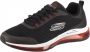 Skechers Skech-Air Element 2-Lomar zwart rood sneakers heren (232036 BKRD) - Thumbnail 2