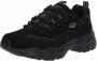 Skechers D'Lites Heren Sneakers Zwart - Thumbnail 2