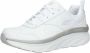 Skechers D Lux Walker Timeless Path Relaxed Fit Dames Sneakers Schoenen Wit 149312-WSL - Thumbnail 3