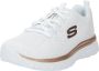 Skechers Graceful Get Connected 12615-WTRG Vrouwen Wit Sneakers - Thumbnail 1