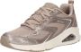 Skechers Glit Airy Sneaker Taupe Glitter Multicolor Dames - Thumbnail 3