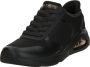 Skechers Tres-Air Uno Easy Steppers Dames Sneakers Zwart - Thumbnail 4