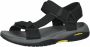 Skechers Lomell Rip Tide 204351-BLK Mannen Zwart Sandalen - Thumbnail 2