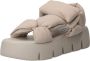 Steve Madden Stijlvolle Platte Sandalen voor Vrouwen Beige Dames - Thumbnail 3