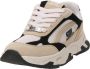 Steve Madden Sneak Peak-E chunky sneakers beige zwart - Thumbnail 1