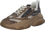 STEVE MADDEN PossessionL-E Leopard Beige Mesh Lage sneakers Dames - Thumbnail 2