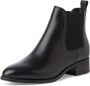 Tamaris Chelsea boots van leer met blokhak - Thumbnail 1