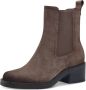 Tamaris Stijlvolle Chelsea Boots in Taupe Beige - Thumbnail 3