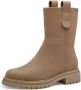 Tamaris Beige Warmgevoerde Dames Enkellaars Beige Dames - Thumbnail 7