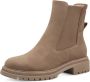 Tamaris Chelsea-boots blokhak combat boots enkellaars met stretch-inzet - Thumbnail 5