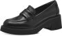 Tamaris Klassieke Zwarte Gesloten Loafers Black Dames - Thumbnail 4