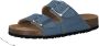 Tamaris Glitter Blauwe Slipper met Leren Voetbed Blue Dames - Thumbnail 4