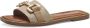 Tamaris Beige Elegante Slipper met Gouden Ketting Beige Dames - Thumbnail 4