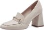 Tamaris Beige Suède Pump met Gouden Detail Beige Dames - Thumbnail 5