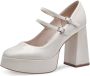 Tamaris Elegante Beige Gesloten Pumps Beige Dames - Thumbnail 3