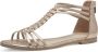 Tamaris dames sandalen champagne goud - Thumbnail 6