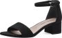 Tamaris Zwarte Casual Platte Sandalen Black Dames - Thumbnail 6