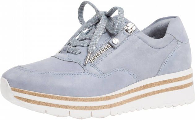 ECCO Street Court Sneakers wit Leer Dames - Foto 2