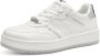 Tamaris Witte Zilveren Sneakers voor Vrouwen White Dames - Thumbnail 3