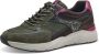 Tamaris Leopard Sneakers groen Textiel Dames - Thumbnail 3