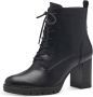 Tamaris ESSENTIALS -Dames Lace Boot Heel-Tamaris Vegan-zwart - Thumbnail 2