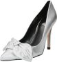 Ted Baker Sandalen Ryal 100mm Metallic Bow Court Shoe in zilver - Thumbnail 1