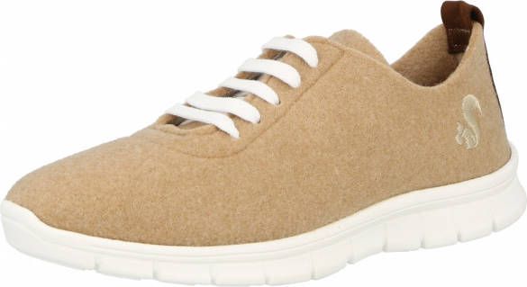 Thies Low-Top Sneakers PET Sneaker camel vegan aus recycelten F in bruin