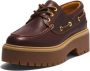 Timberland Stone Street 3 Eye Bootschoenen Bruin 1 2 Vrouw - Thumbnail 1