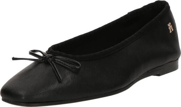 Tommy Hilfiger Ballerina's SOFT LEATHER BALLERINA BOW businessschoenen flats slippers instapschoenen in smalle vorm