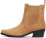 Tommy Hilfiger Beige Suède Cowboy Laarzen Beige Dames - Thumbnail 5