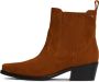 Tommy Hilfiger Western Style Suède Cowboy Laarzen Brown Dames - Thumbnail 3