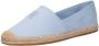 Tommy Hilfiger Blauwe Geborduurde Espadrilles Breezy Stijl Blue Dames - Thumbnail 3