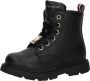 Tommy Hilfiger veterboots zwart Meisjes Polyester Effen 24 - Thumbnail 7