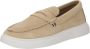 Tommy Hilfiger Beige Suède Trendy Loafer Lichtgewicht Beige Heren - Thumbnail 2