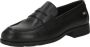 Tommy Hilfiger Zwarte Leren Loafers Slip On Stijl Black Dames - Thumbnail 3