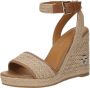 Tommy Hilfiger Beige Rope High Wedge Espadrilles Beige Dames - Thumbnail 1