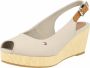 Tommy Hilfiger Iconic Elba Sling Back Sandalen Met Sleehak Grijs Vrouw - Thumbnail 5