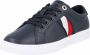 Tommy Hilfiger Sportieve Blauwe Veterschoenen met Contrastdetails Blue - Thumbnail 132