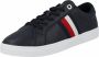 Tommy Hilfiger Sportieve Blauwe Veterschoenen met Contrastdetails Blue - Thumbnail 140