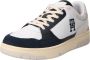 Tommy Hilfiger Sneakers van gemengde materialen met reliëf monogram White Heren - Thumbnail 7