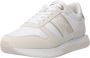 Tommy Hilfiger Witte Leren Sneakers met Rubberen Zool White Dames - Thumbnail 3