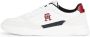 Tommy Hilfiger Verhoogde Cupsole Lederen Sneakers White Heren - Thumbnail 4