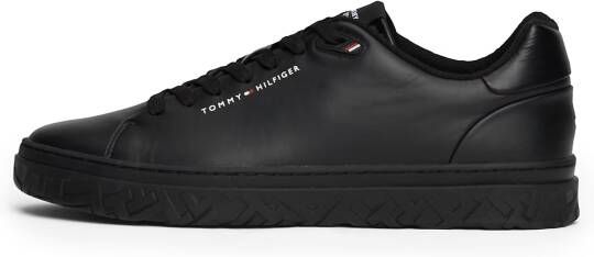 Tommy Hilfiger Leren sneakers met labelopschrift model 'COURT THICK CUPSOLE'