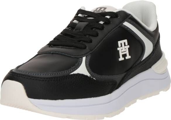 Tommy Hilfiger Sneakers met sleehak CASUAL FASHION RUNNER LTHR